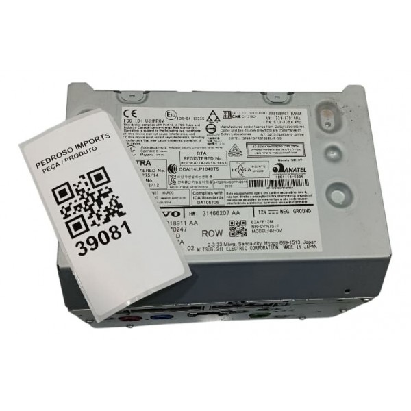 Amplificador Central Multimidia/som/gps  Volvo Xc40 2018 2.0