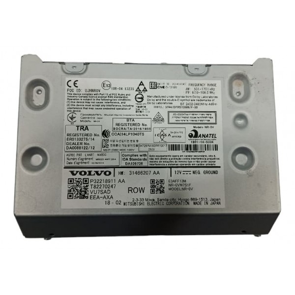 Amplificador Central Multimidia/som/gps  Volvo Xc40 2018 2.0