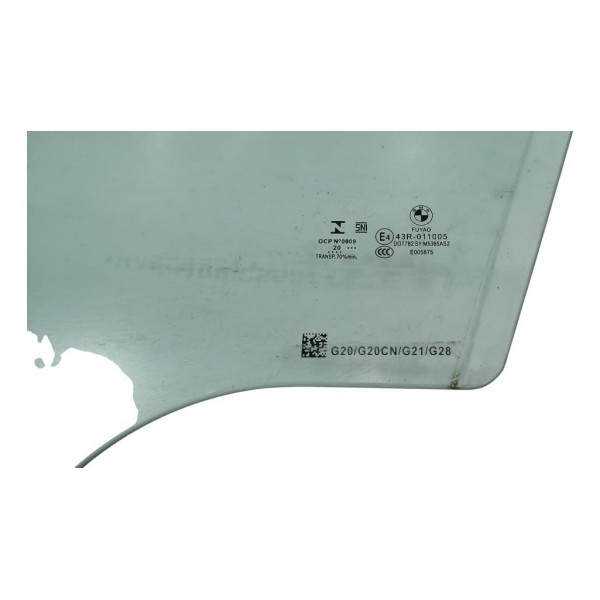 Vidro Porta Dianteira Esquerda Bmw 320 2021