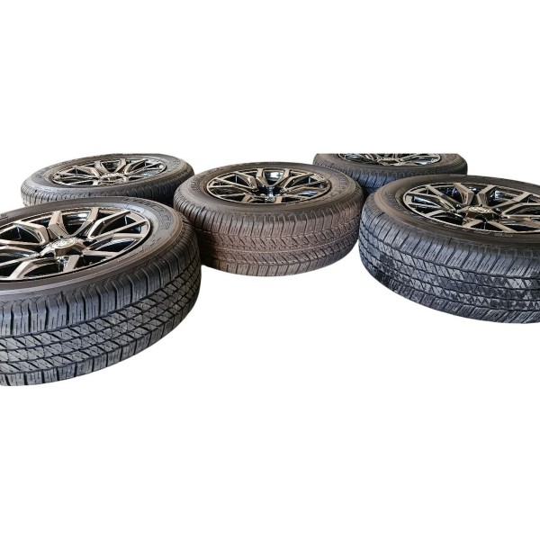 Jogo 5 Rodas Toyota Sw4 Gr 2.8 2024 Preto