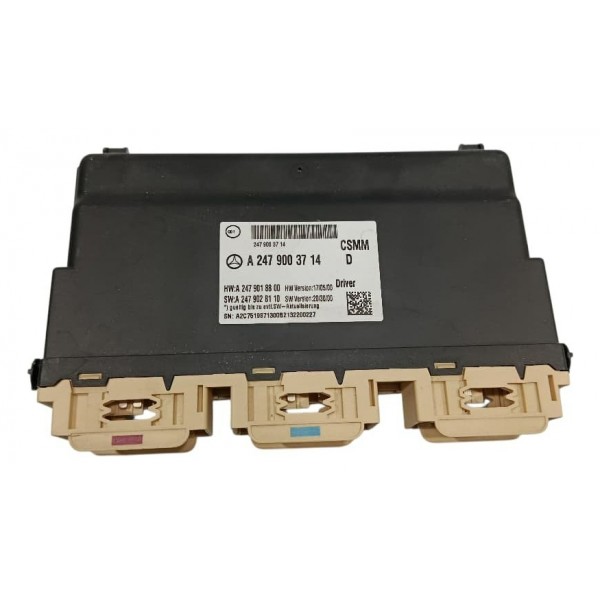 Módulo Banco Dianteiro Esquerdo Mercedes Glb 200 1.3 2021 Preto
