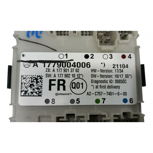 Módulo Porta Dianteira Direita Mercedes Glb 200 1.3 2021