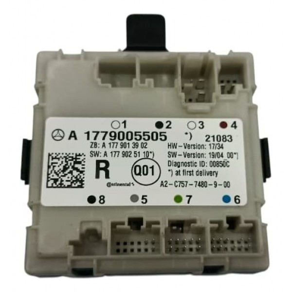 Módulo Porta Traseira Direita Mercedes Glb 200 1.3 2021