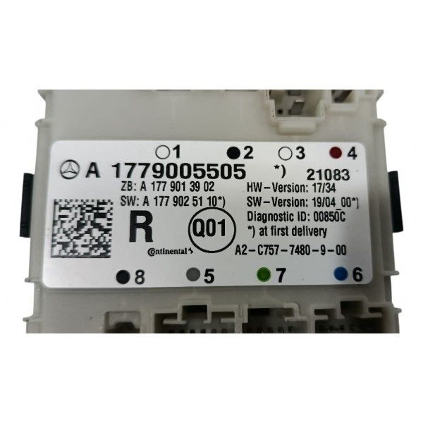Módulo Porta Traseira Direita Mercedes Glb 200 1.3 2021