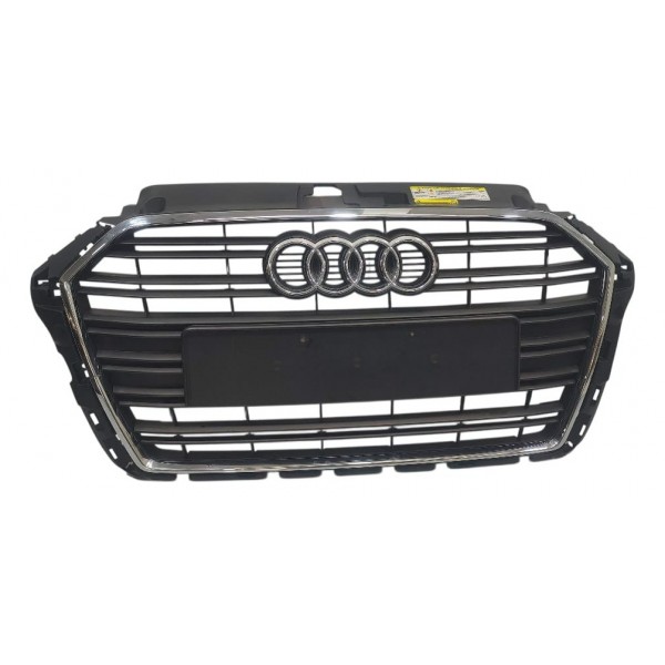 Grade Parachoque Dianteiro Audi A3 2018 (detalhe) Preto