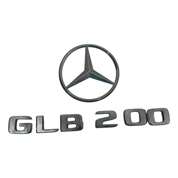Emblemas Mercedes Glb 200 2021 Prateado
