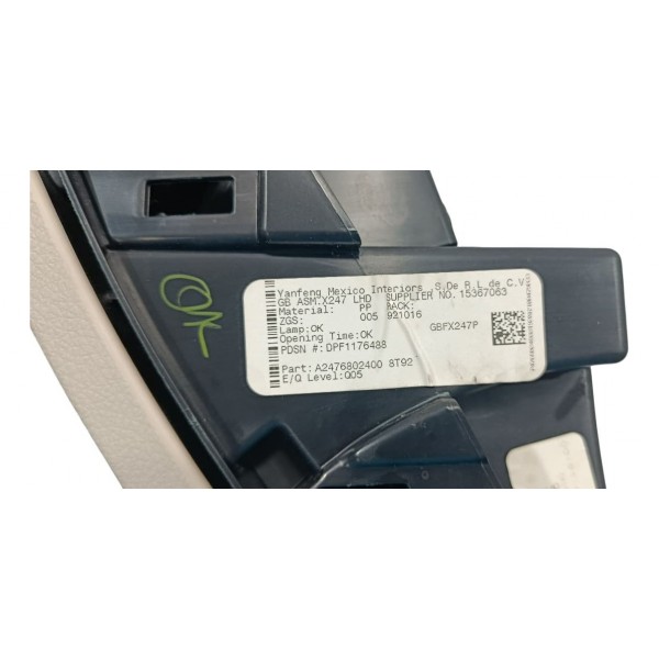 Porta Luvas Completo Mercedes Glb 200 2021