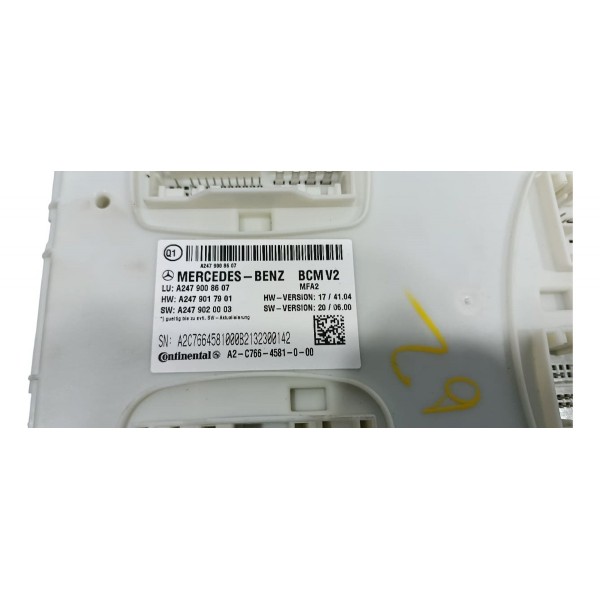 Módulo Bcm Conforto Mercedes Glb 200 1.3 2021