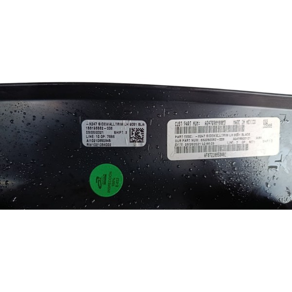 Soleira Traseira Esquerda Mercedes Glb 200 2021 Preto