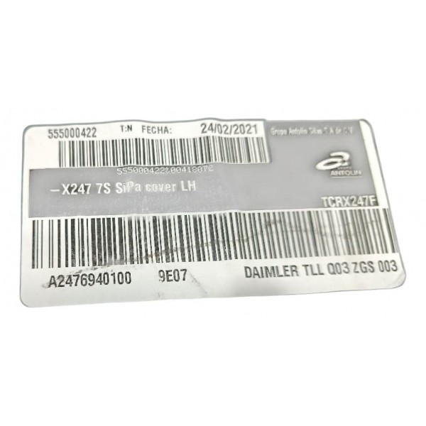 Tampa Acabamento Inferior Porta Malas Mercedes Glb  1.3 2021