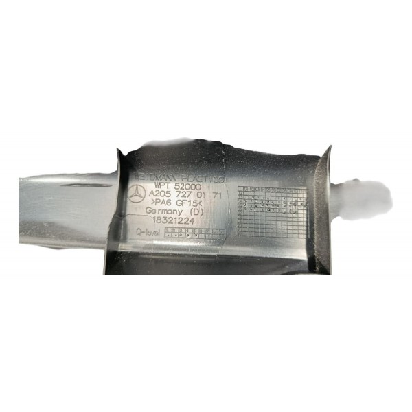 Moldura Porta Dianteira Esquerda Mercedes C180 2017 Preto