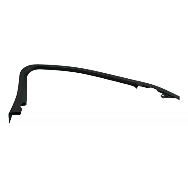 Moldura Porta Dianteira Esquerda Mercedes C180 2017 Preto