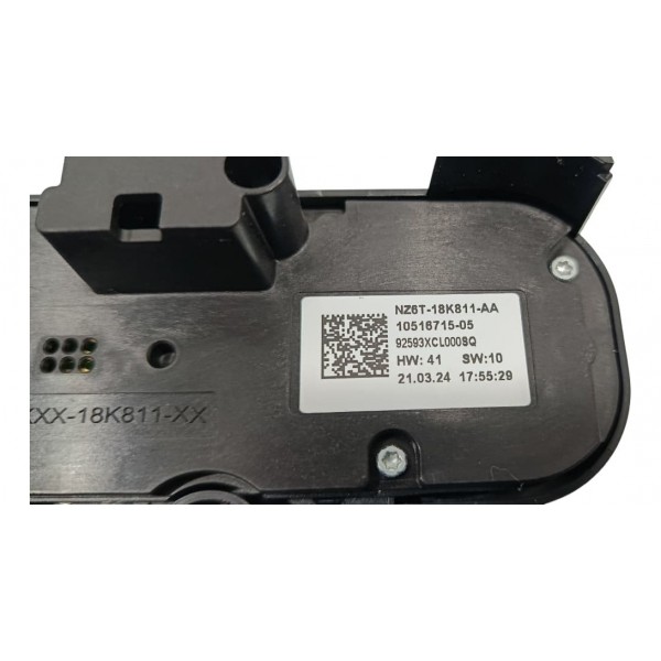Comando Som Alerta Ford Maverick 2024 Preto