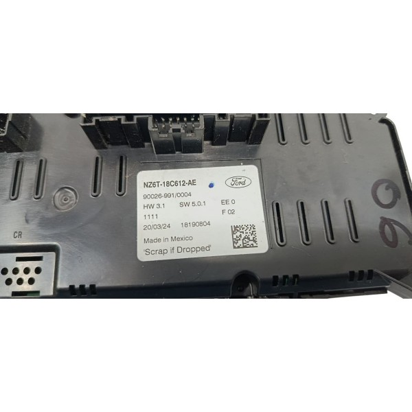 Comando Controle Ar Condicionado Ford Maverick 2024