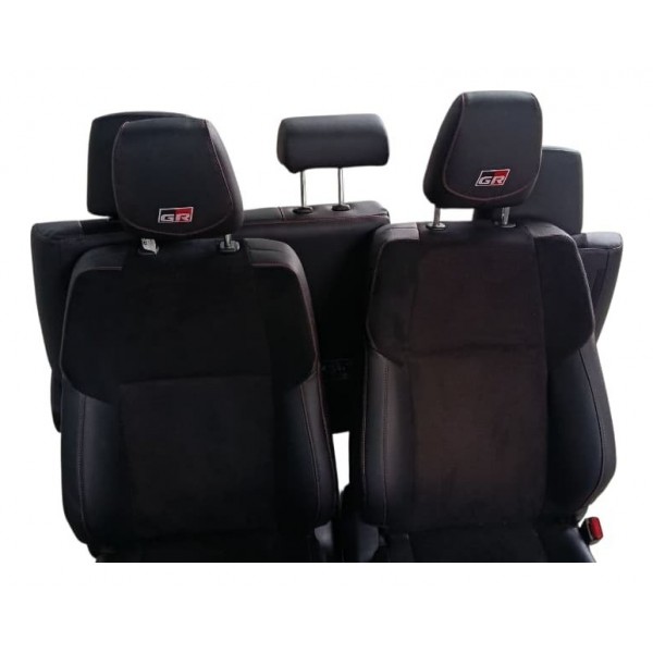 Jogo Bancos Dianteiros E Traseiros Toyota Sw4 Gr 2024 Preto