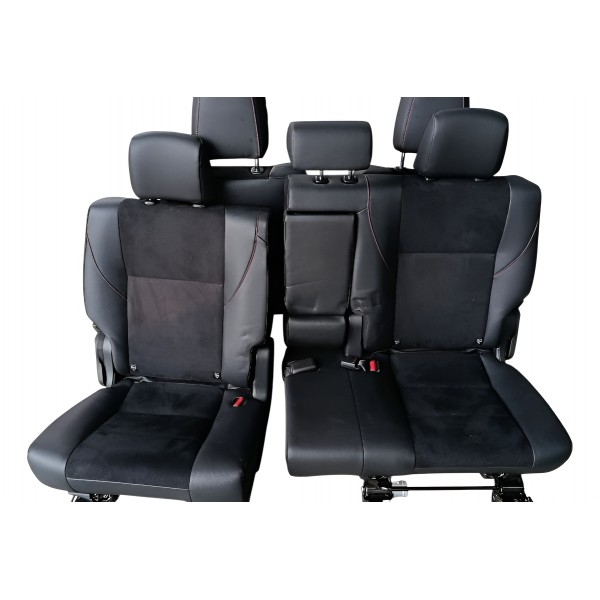 Jogo Bancos Dianteiros E Traseiros Toyota Sw4 Gr 2024 Preto