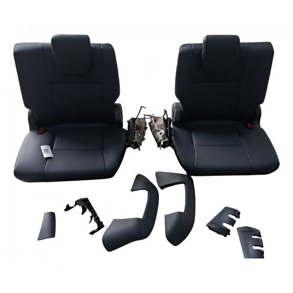 Par Bancos Terceira Fileira C/acabamentos Toyota Sw4 Gr 2024 Preto