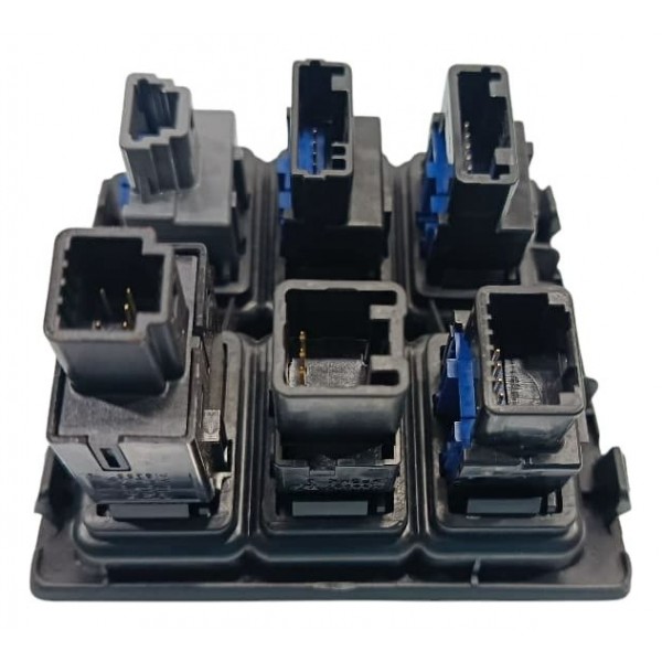 Moldura Botões Parking,mala,view,idleup Toyota Sw4 Gr 2024 Preto