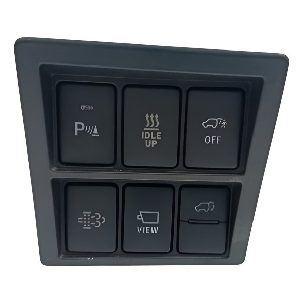 Moldura Botões Parking,mala,view,idleup Toyota Sw4 Gr 2024 Preto