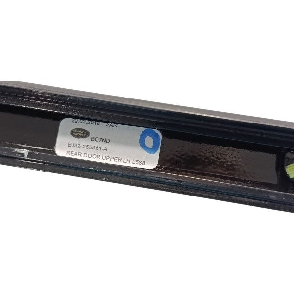 Friso Sup Porta Traseira Esquerda Land Rover Evoque 2018 Preto