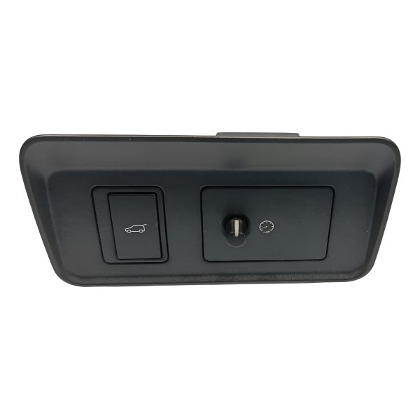 Botão Abertura Tampa Tras /regulagem Luz Painel Evoque 2018 - Preto
