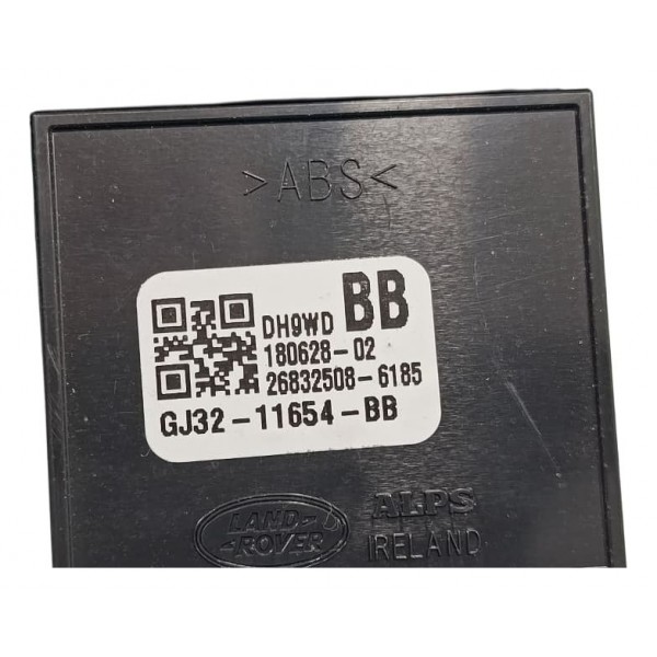 Botão Abertura Tampa Tras /regulagem Luz Painel Evoque 2018 - Preto