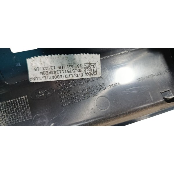 Acabamento Esquerdo Painel Land Rover Evoque 2018 - Preto - Animal Print