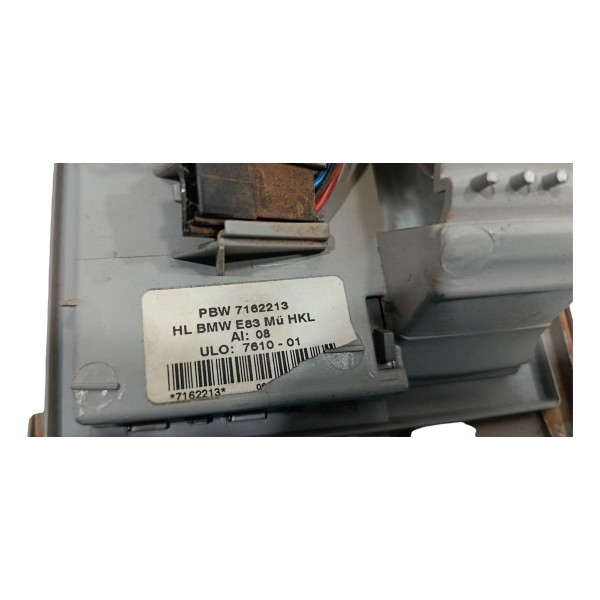 Lanterna Tampa Traseira Esquerda Bmw X3 2008 - Esquerdo/motorista - Vermelho