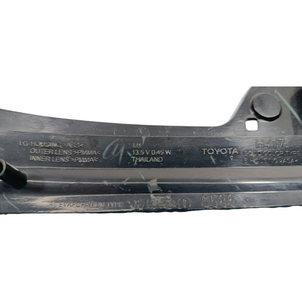 Pisca Retrovisor Esquerdo Toyota Corolla Cross Hybrid 2023 Preto