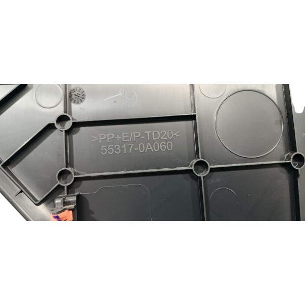 Acabamento Esquerdo Painel Toyota Corolla Cross Hybrid 2023 Preto Animal Print