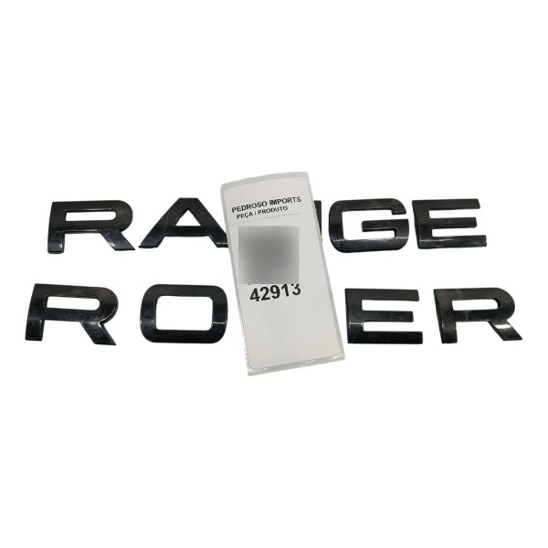 Emblema Range Rover Land Rover Discovery Sport 2016 Cinza-escuro
