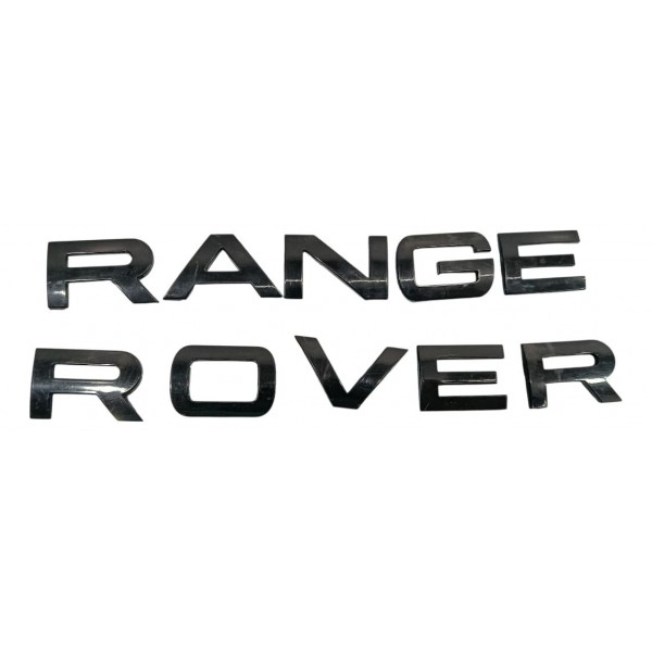 Emblema Range Rover Land Rover Discovery Sport 2016 Cinza-escuro