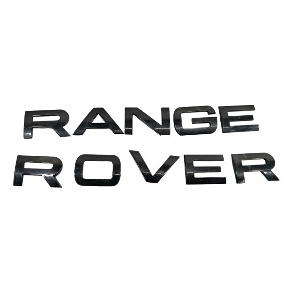 Emblema Range Rover Land Rover Discovery Sport 2016 Cinza-escuro