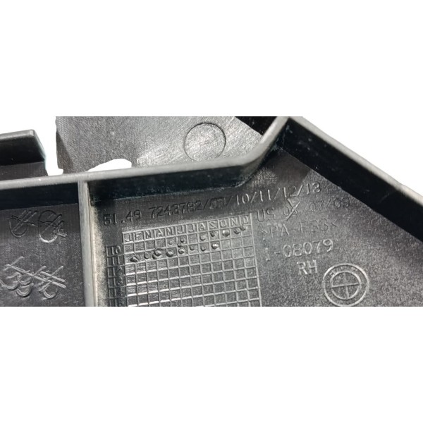 Tampa Correia Traseira Esquerda Bmw X3 2014 Preto