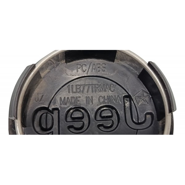 Calota Central Roda Jeep Compass 2019 Preto