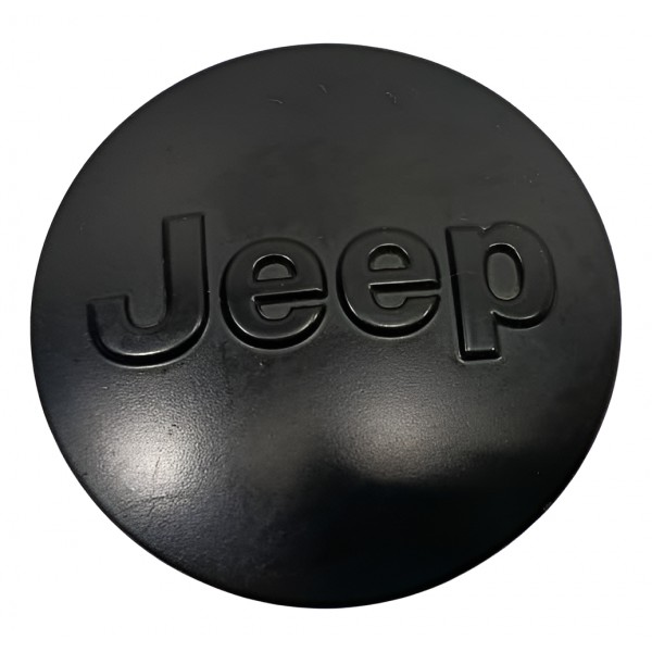 Calota Central Roda Jeep Compass 2019 Preto