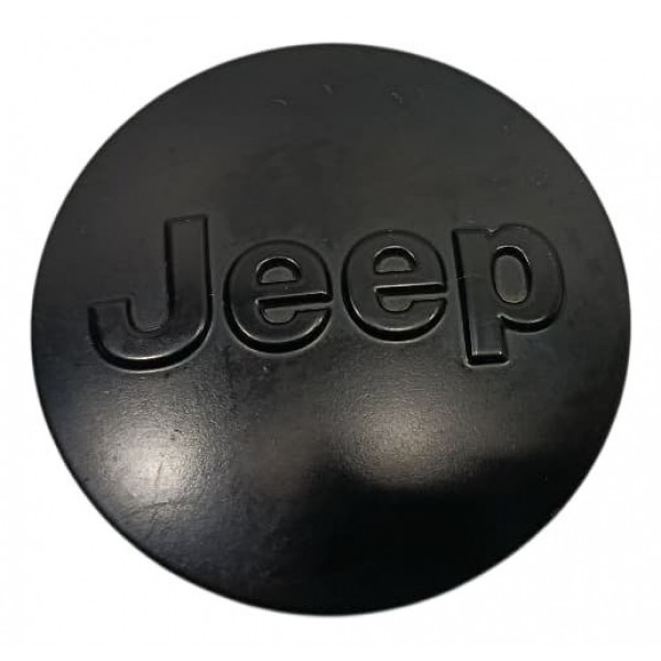 Calota Central Roda Jeep Compass 2019 Preto