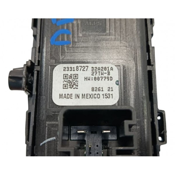 Botão Vidro Elétrico Dianteiro Dir. Chevrolet Equinox 2018