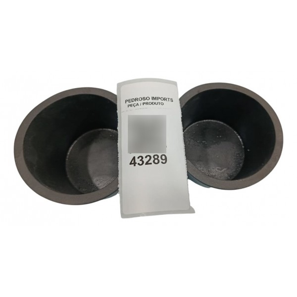 Borracha Porta Copos Console Central Chevrolet Equinox 2018 Preto