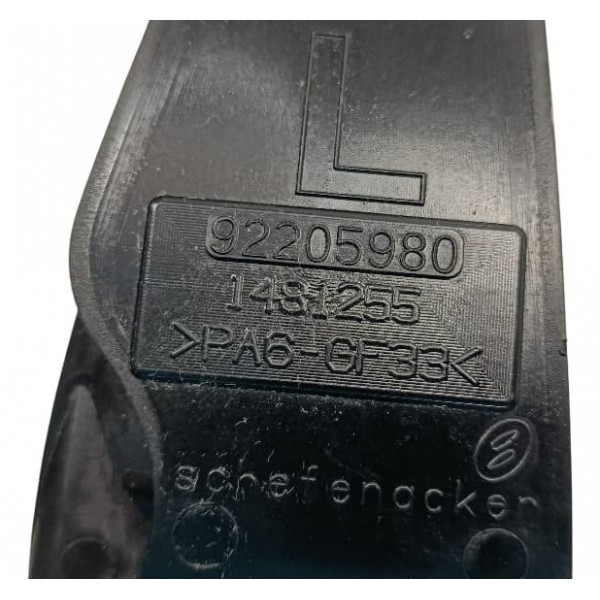 Maçaneta Traseira Esquerda Gm Omega V6 2010 Preto Traseira