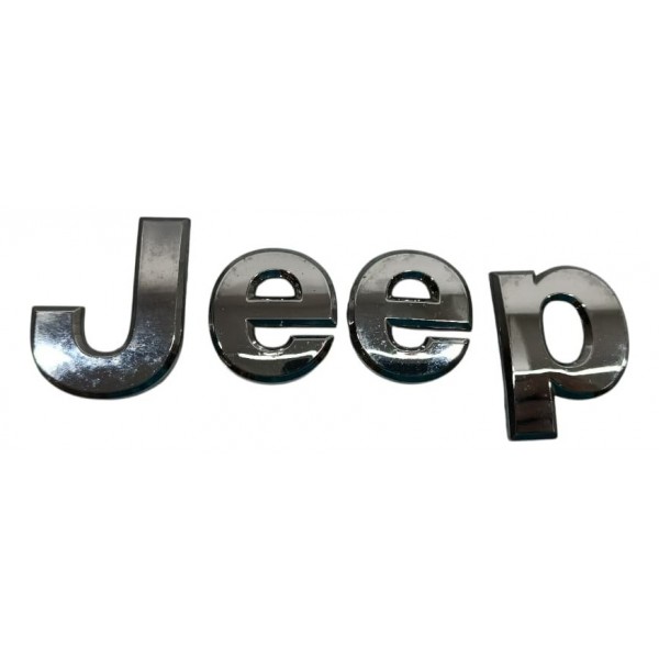 Emblema Jeep Renegade 2016 Prateado
