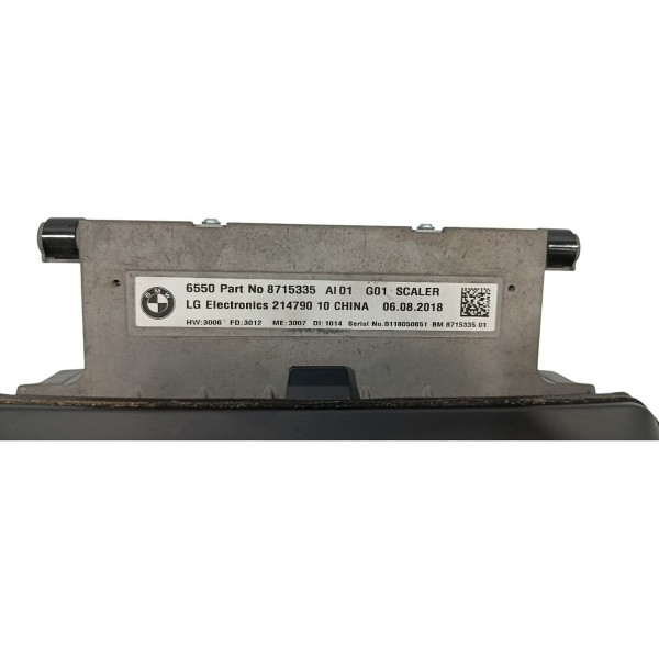 Tela Multimídia Bmw X3 2.0 2019 Preto