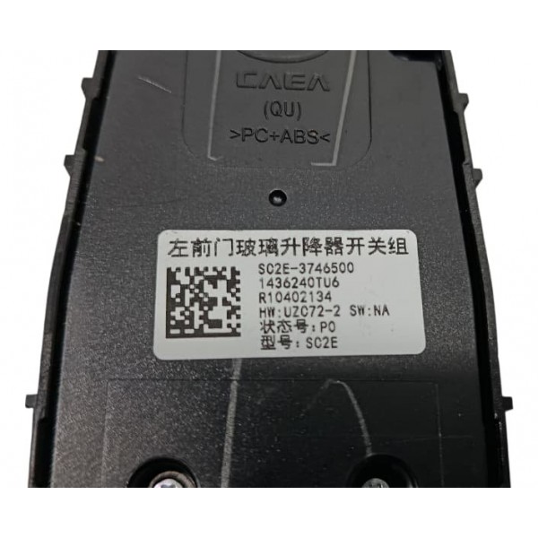 Comando Vidro/retrovisor Elétrico Diant. Esq. Byd Song 24/25