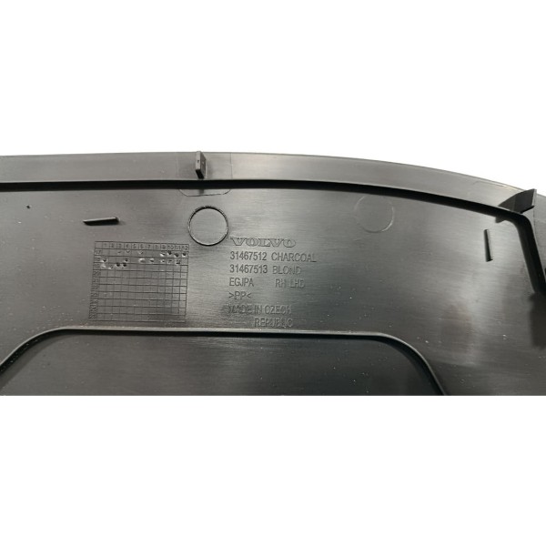 Tampa Acabamento Direito Painel Volvo S60 2019 Preto