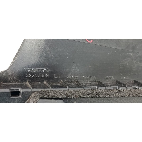 Moldura Coluna Porta Dianteira Esquerda Volvo S60 2019 Preto