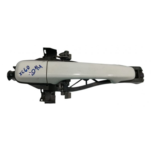 Maçaneta Externa Traseira Direita Volvo Xc60 2014 Branco Traseira