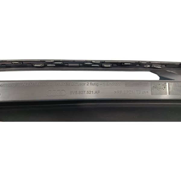 Spoiler Traseiro Audi A3 Sedan 2016 Preto