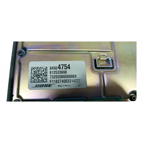 Módulo Amplificador Som Bose Chevrolet Equinox 2018 Cinza