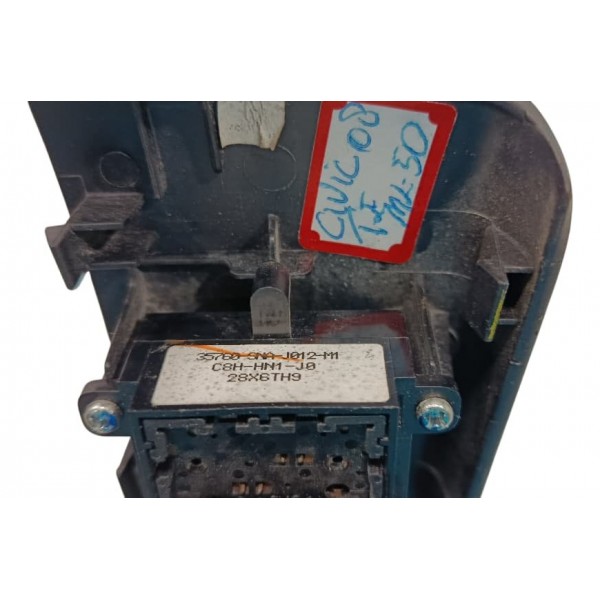 Comando Vidro Elétrico Traseiro Esquerdo Honda Civic 2008