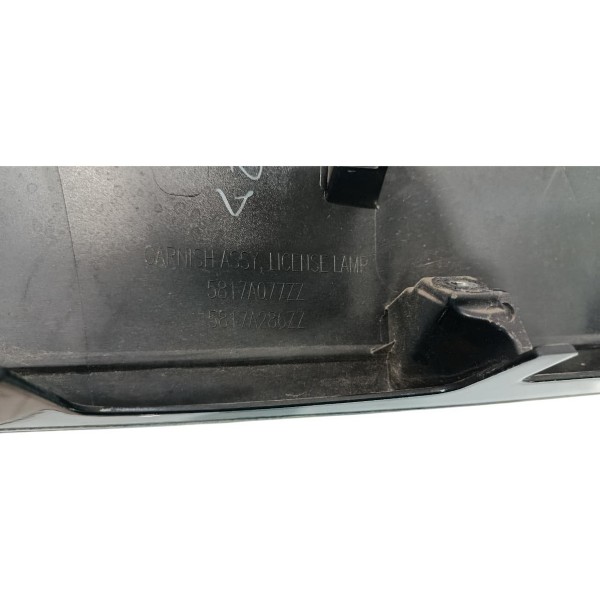 Aplique Moldura Traseira Mitsubishi Eclipse Cross 2019 Preto